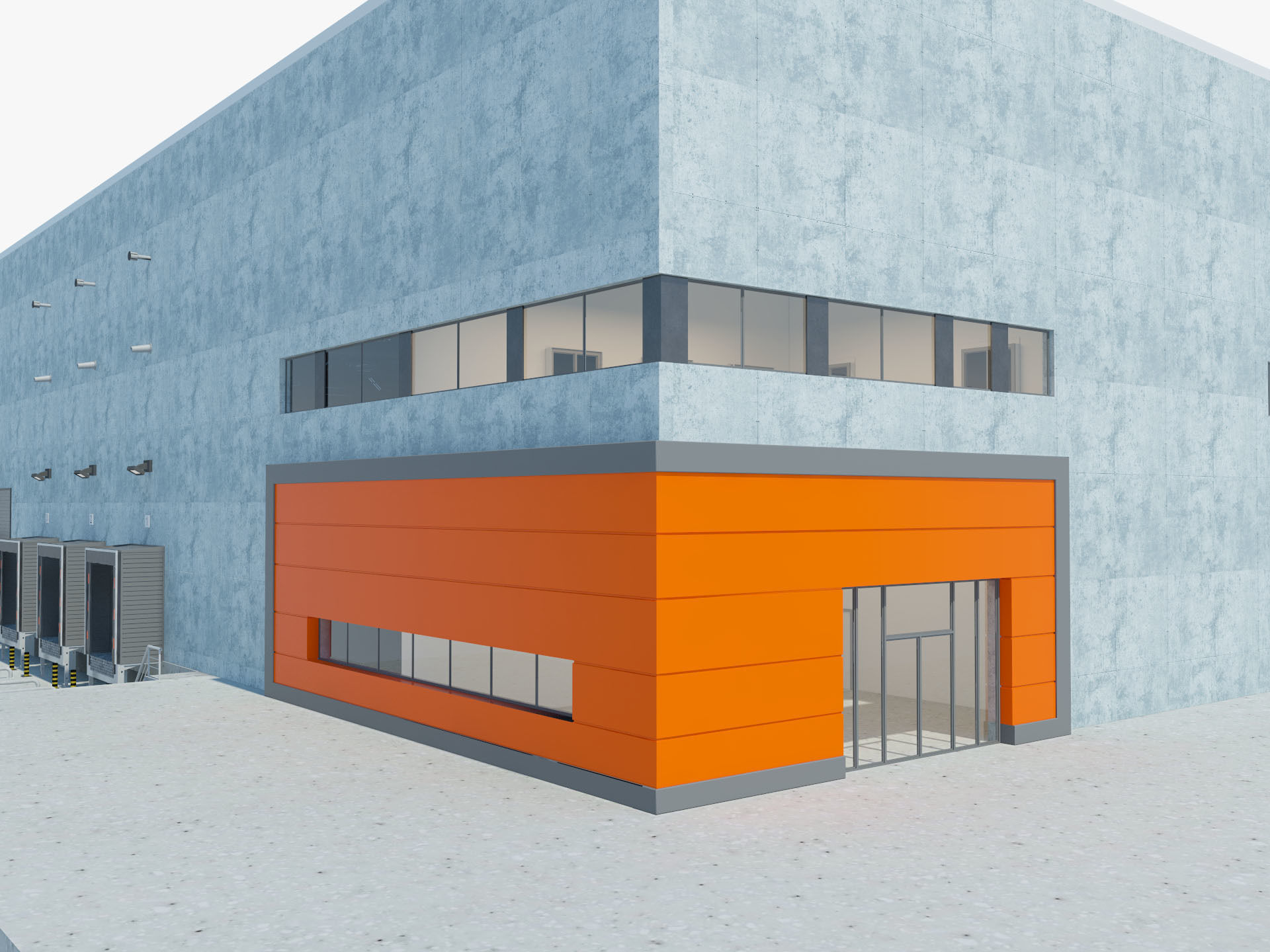 Warehouse Logistic 5 interior and exterior 3D model_13