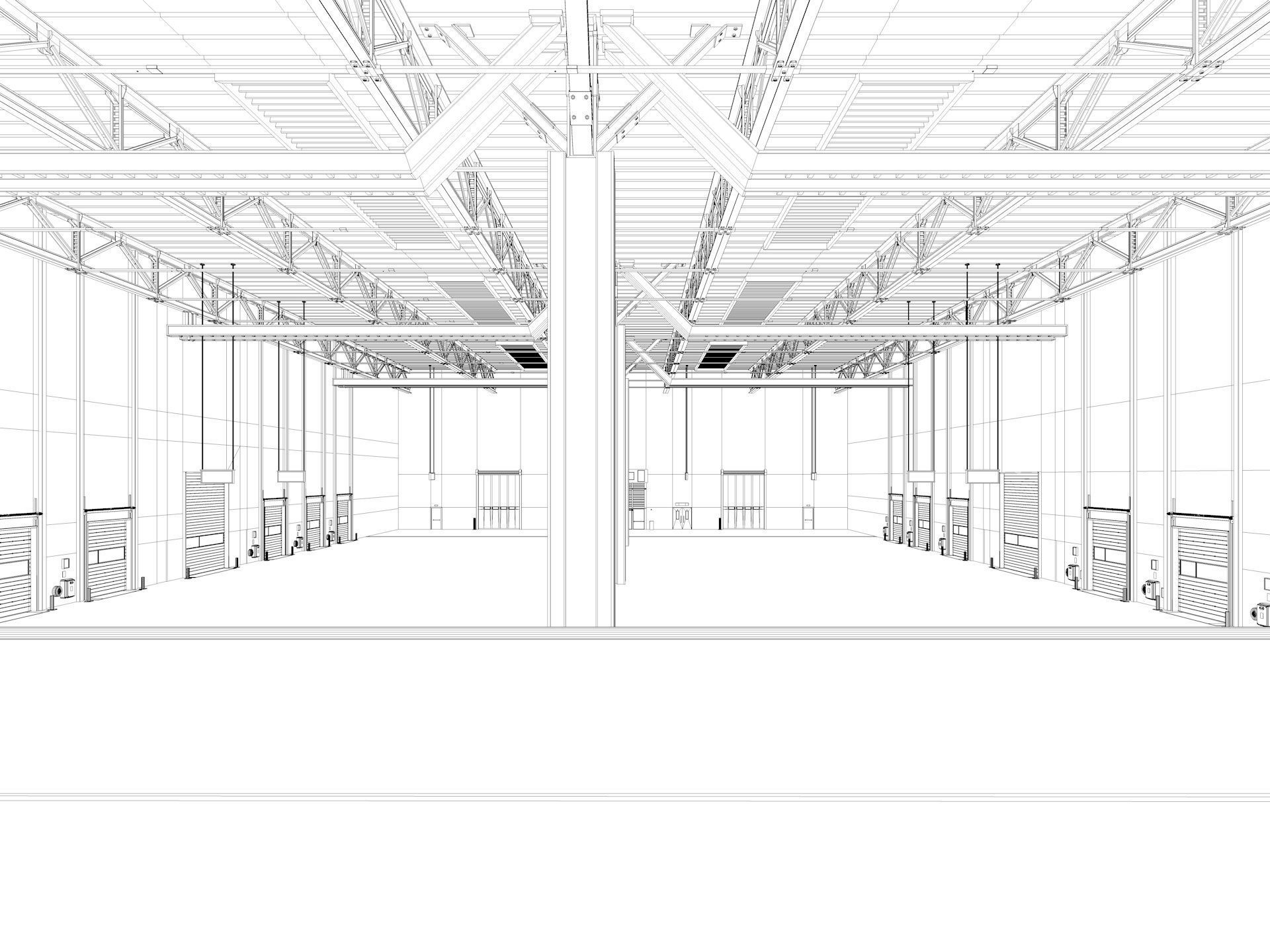 Warehouse Logistic 5 interior and exterior 3D model_32