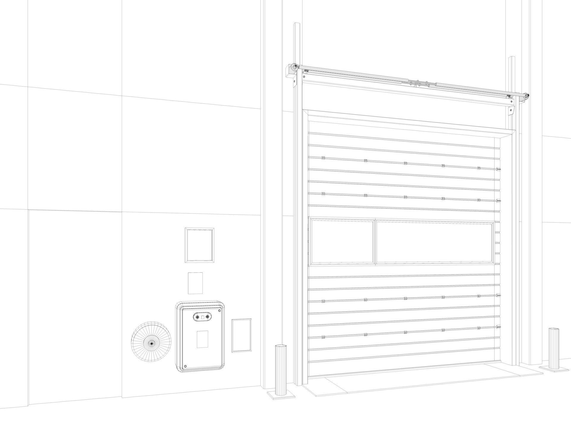 Warehouse Logistic 5 interior and exterior 3D model_36