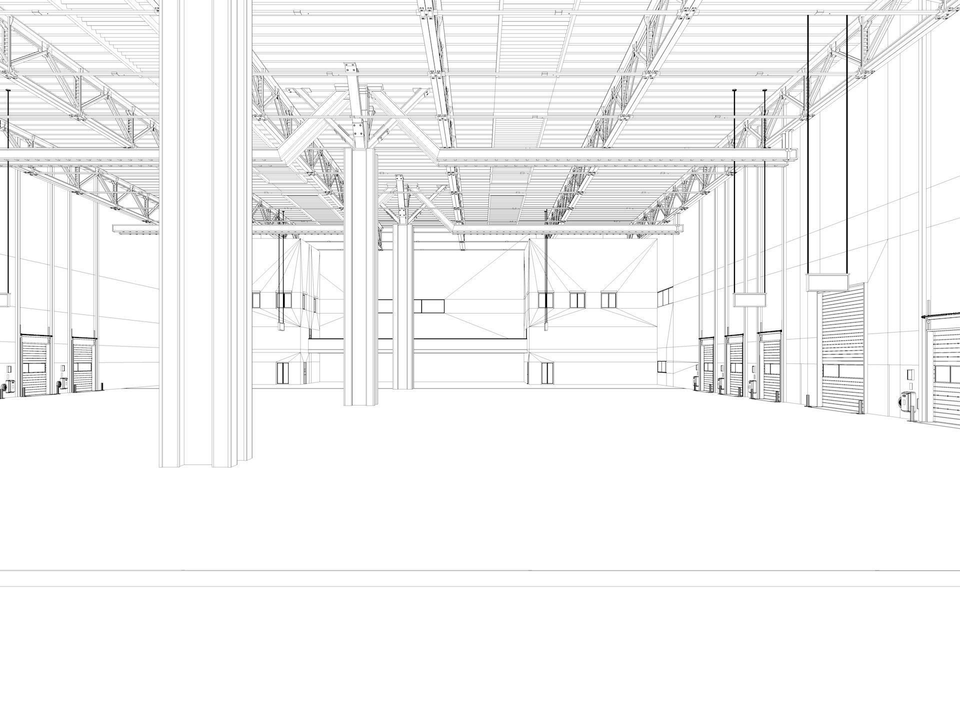 Warehouse Logistic 5 interior and exterior 3D model_31