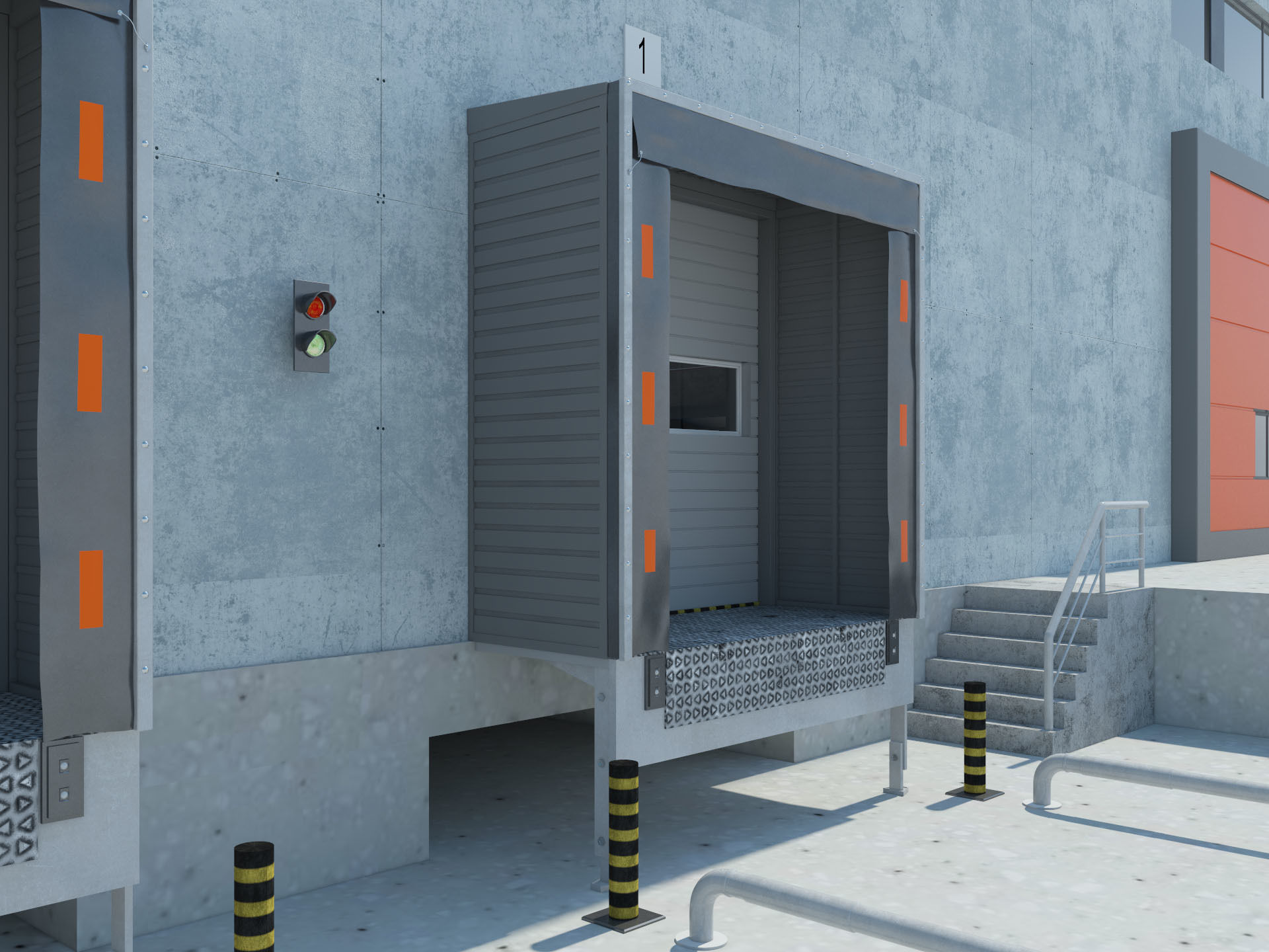 Warehouse Logistic 5 interior and exterior 3D model_11