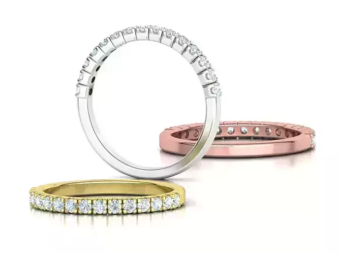 Anniversary Ring Stacking Band ring 3dmodel 3D print model