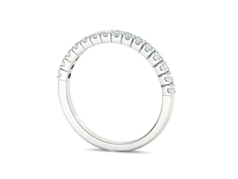 Anniversary Ring Stacking Band ring 3dmodel 3D print model_22