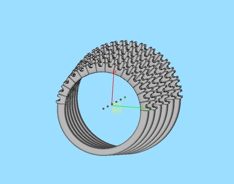 Anniversary Ring Stacking Band ring 3dmodel 3D print model_14