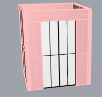 elevator cabinet Free 3D model_0