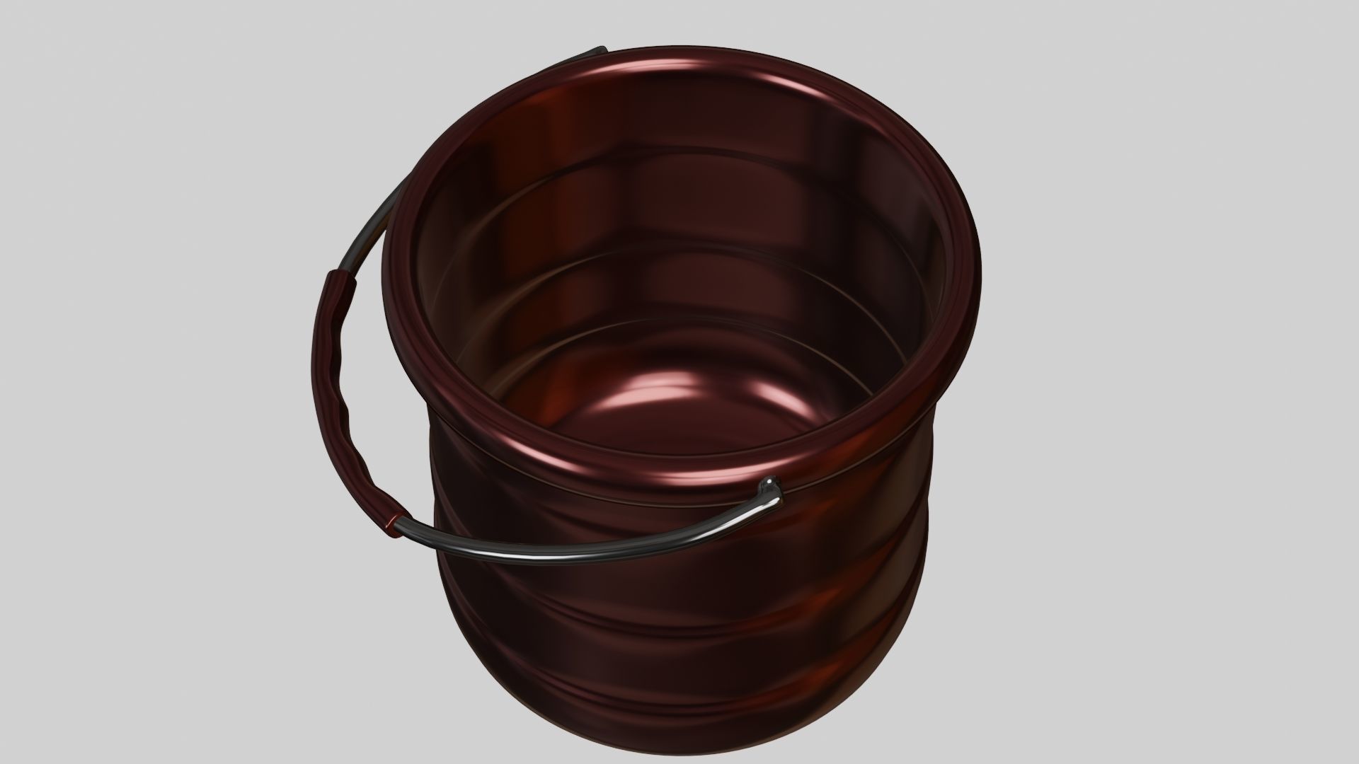 metal bucket 3D model_6