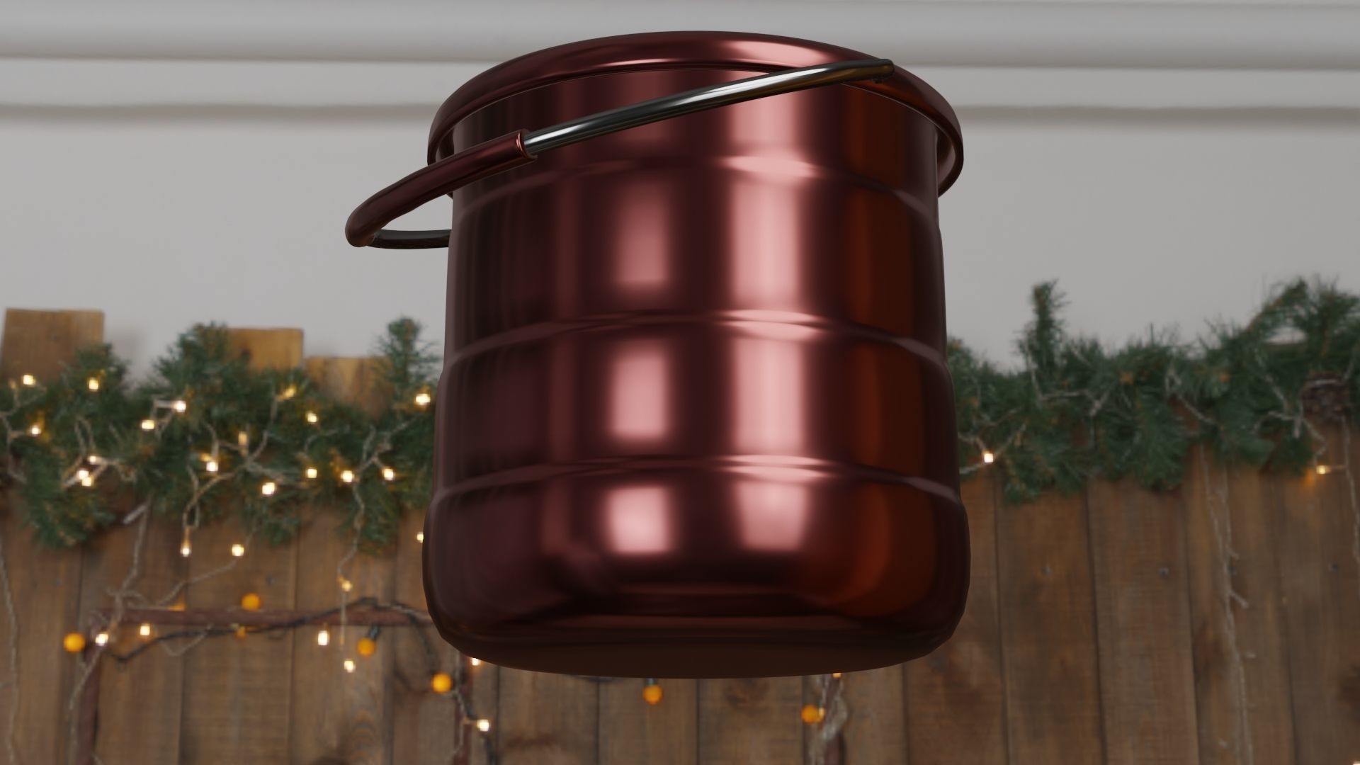 metal bucket 3D model_4