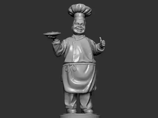 Waiter Statue 