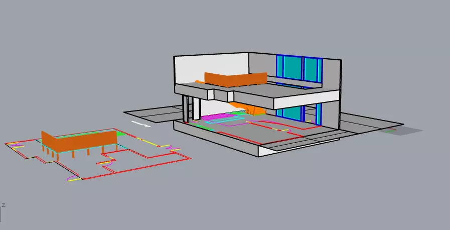 brannan st site plan arch building  Free 3D model_0