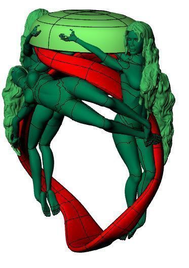 Angel Ring 3D print model_3