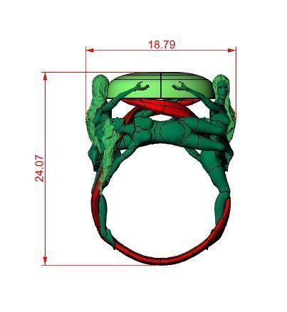 Angel Ring 3D print model_2