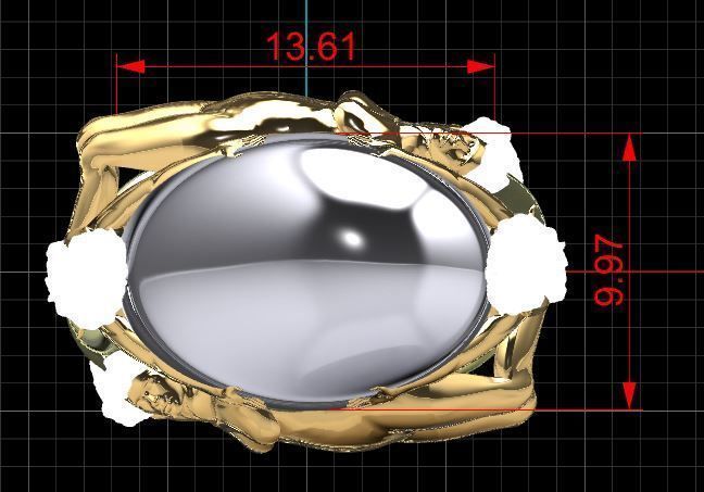 Angel Ring 3D print model_4