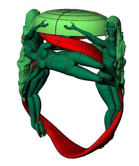 Angel Ring 3D print model_7