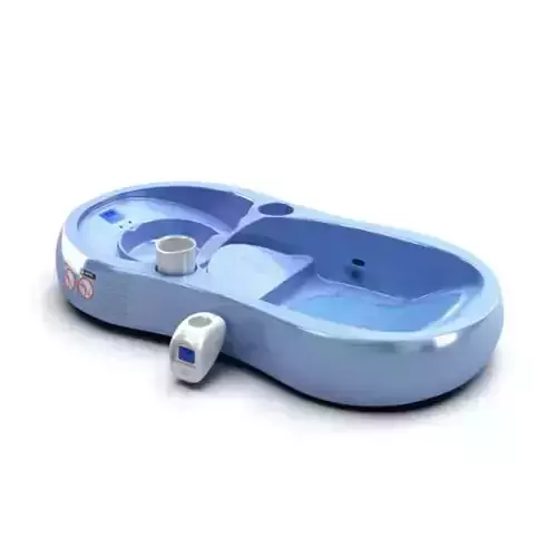 Blue Plastic Baby Bathtub