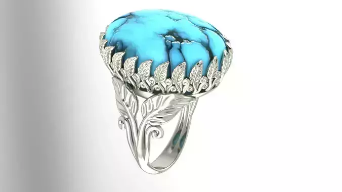fashion ring 3D print model