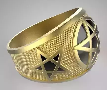 ring stars 3D print model