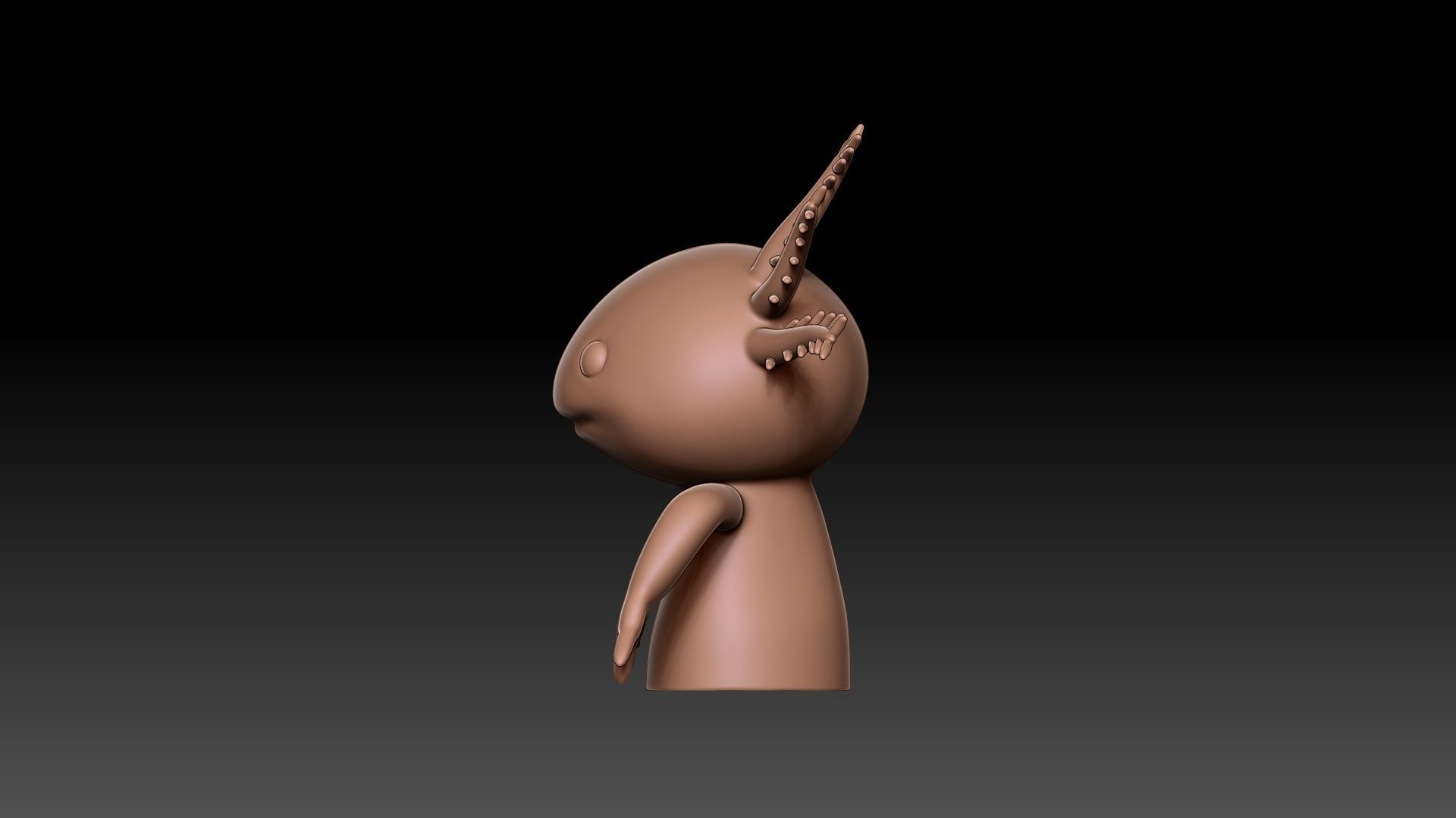 Cute Axolotl - 3D Print Model 3D print model_5