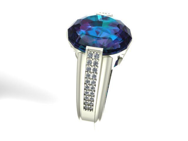 Men wedding ring 3D print model_4