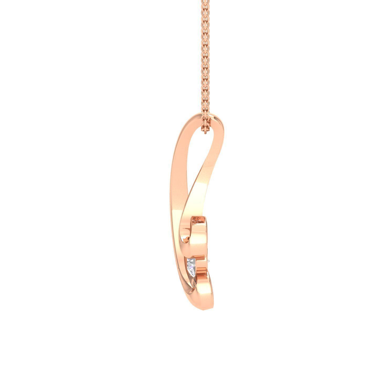 Women pendant 3dm stl render detail 3D print model_1