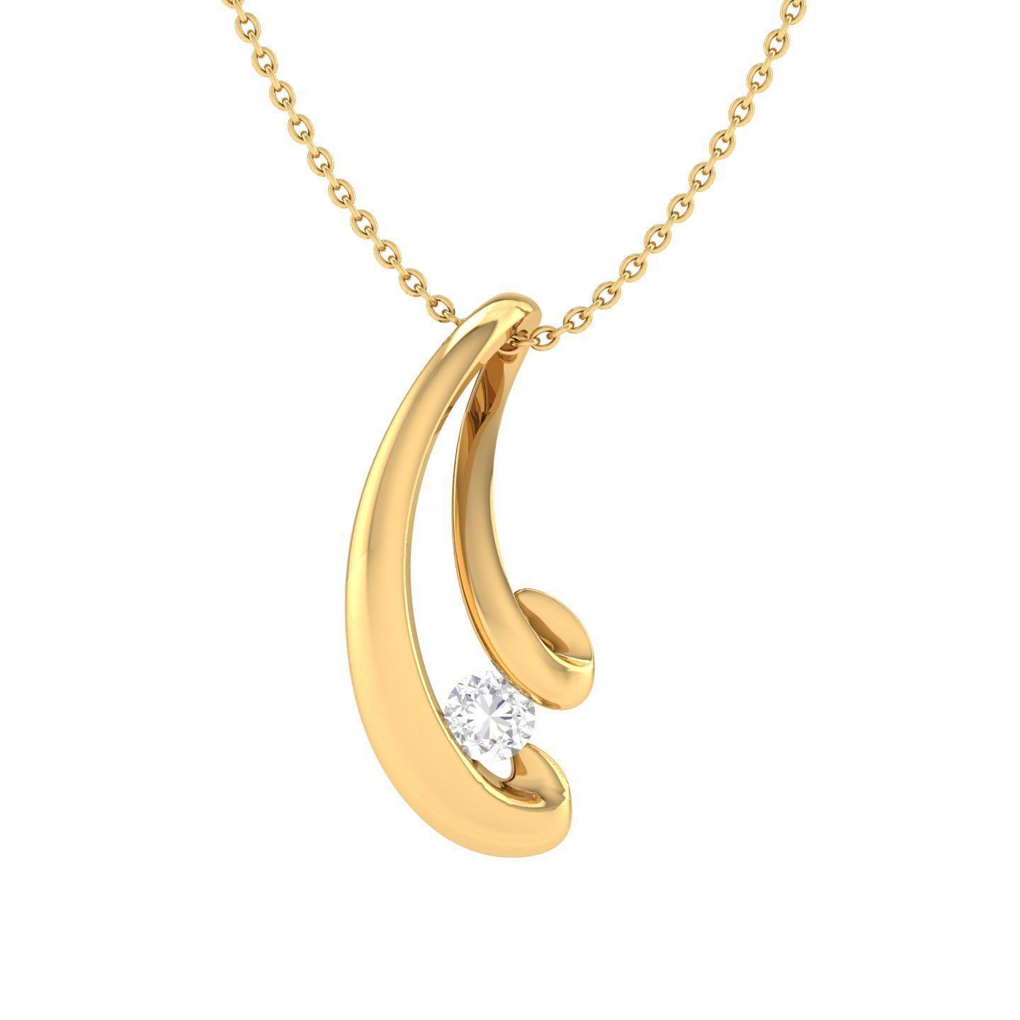 Women pendant 3dm stl render detail 3D print model_6