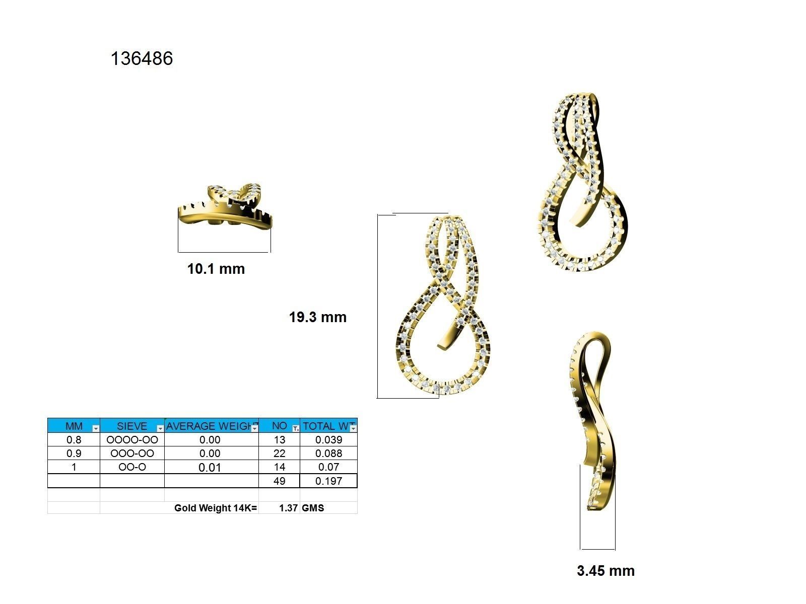 Women pendant 3dm stl render detail 3D print model_9