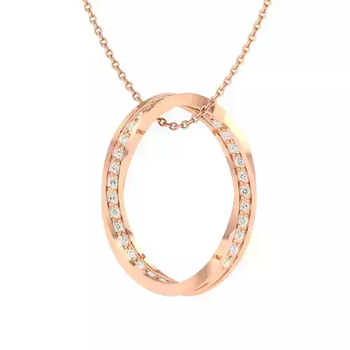 Women round pendant 3dm stl render detail 3D print model
