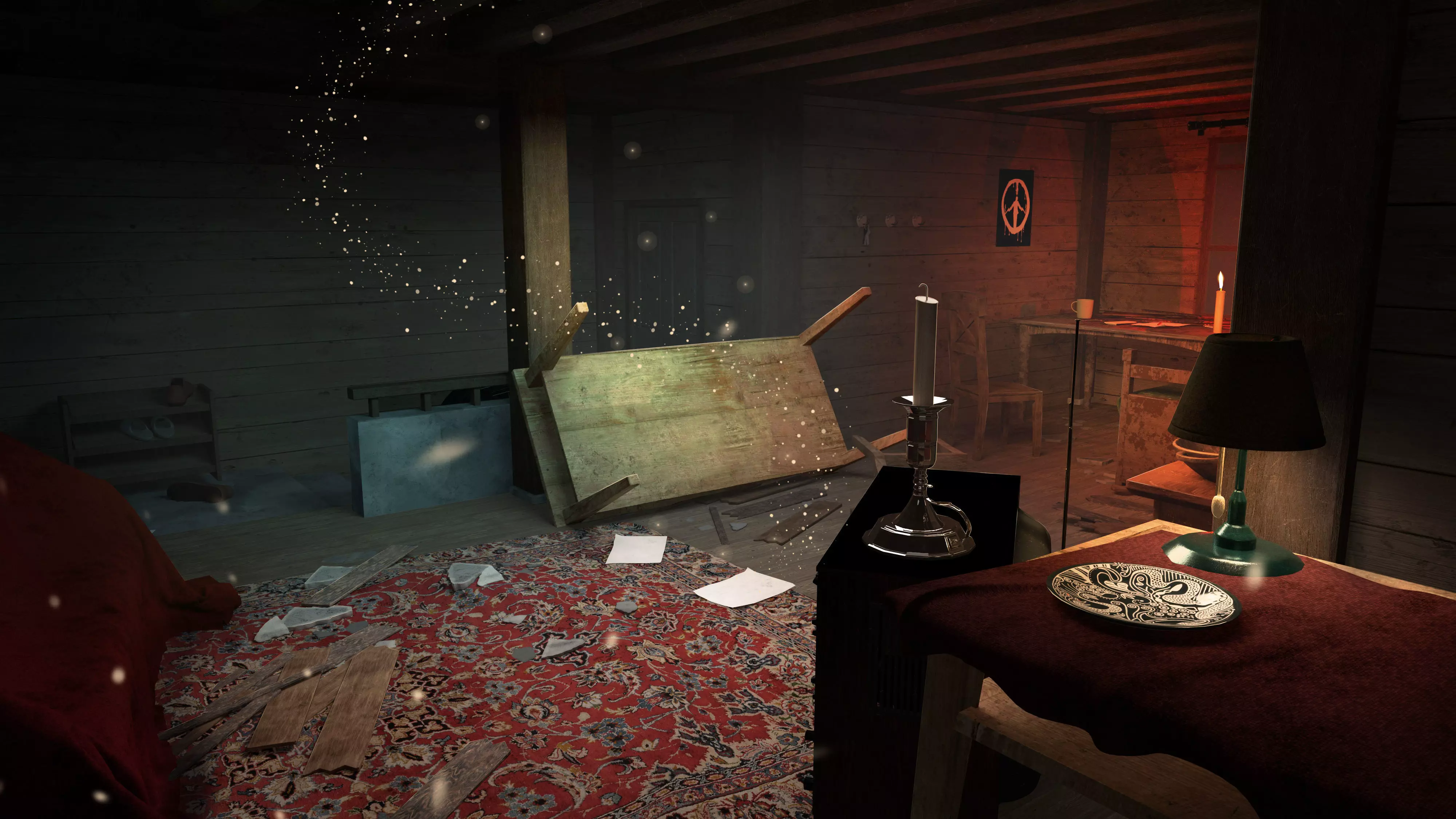 Interior Cabin Set 3D model_0