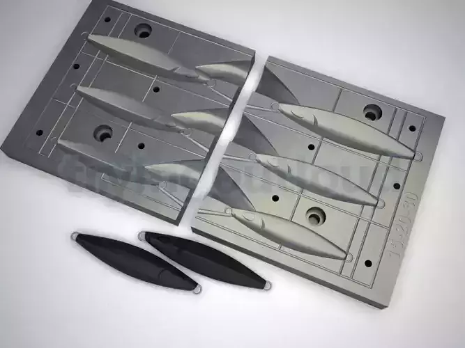 15-20-30 Gram Famous Model Metal Jig Mold 