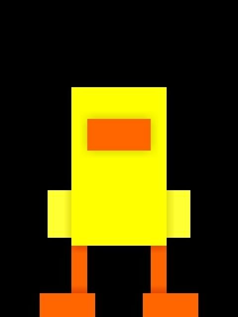 Voxel Duck Model high quality asset 3D model_4