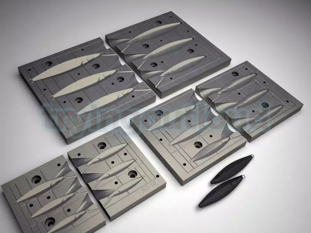 5-80 GR Famous Model Metal Jig Mold Packs 3D print model
