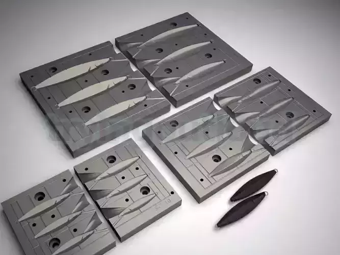 5-80 GR Famous Model Metal Jig Mold Packs