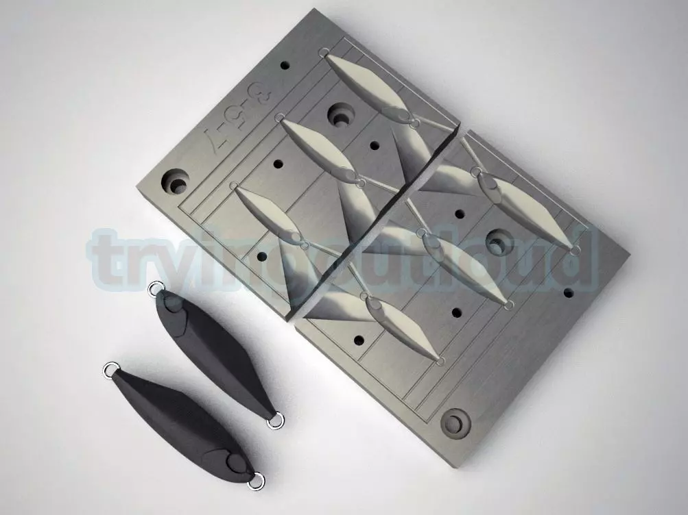 3-5-7 Gr D TETRO Metal Jig Mold 3D print model_0