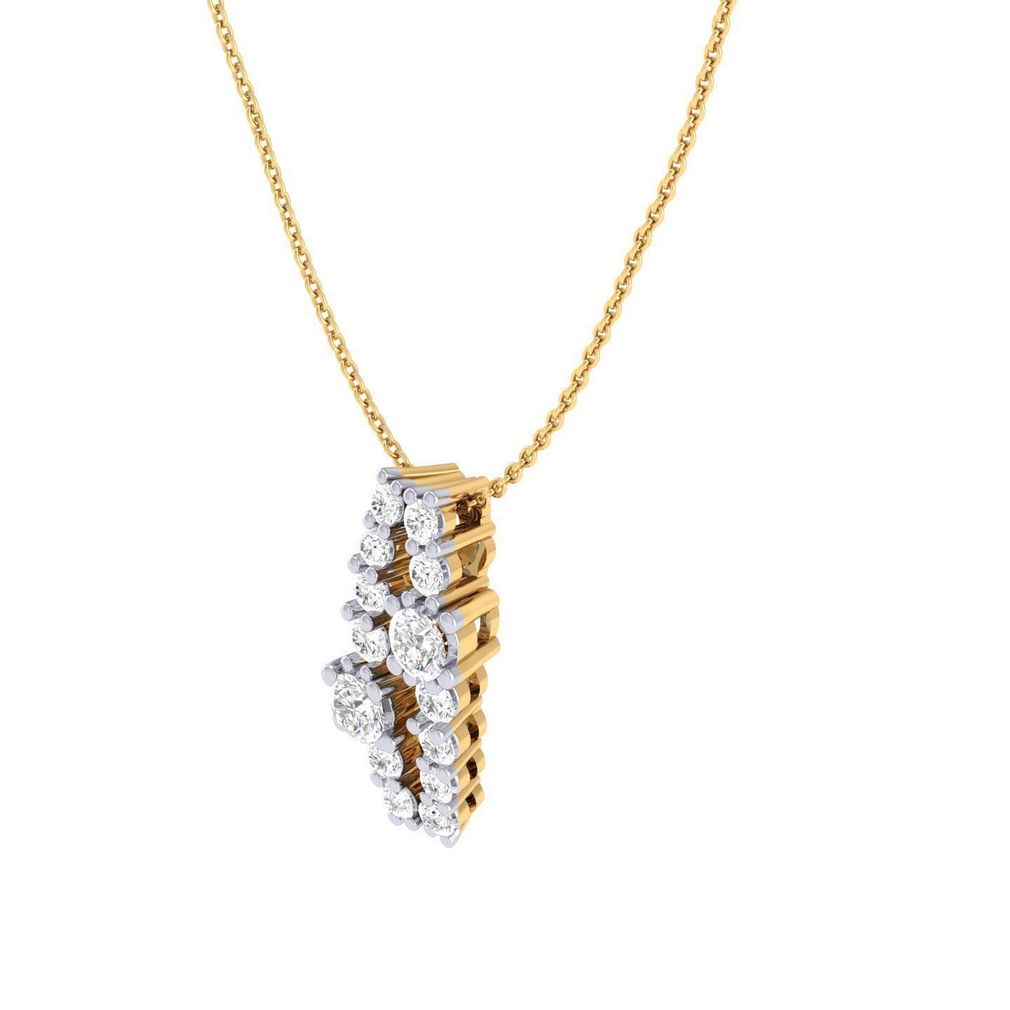 Women pendant 3dm stl render detail 3D print model_8