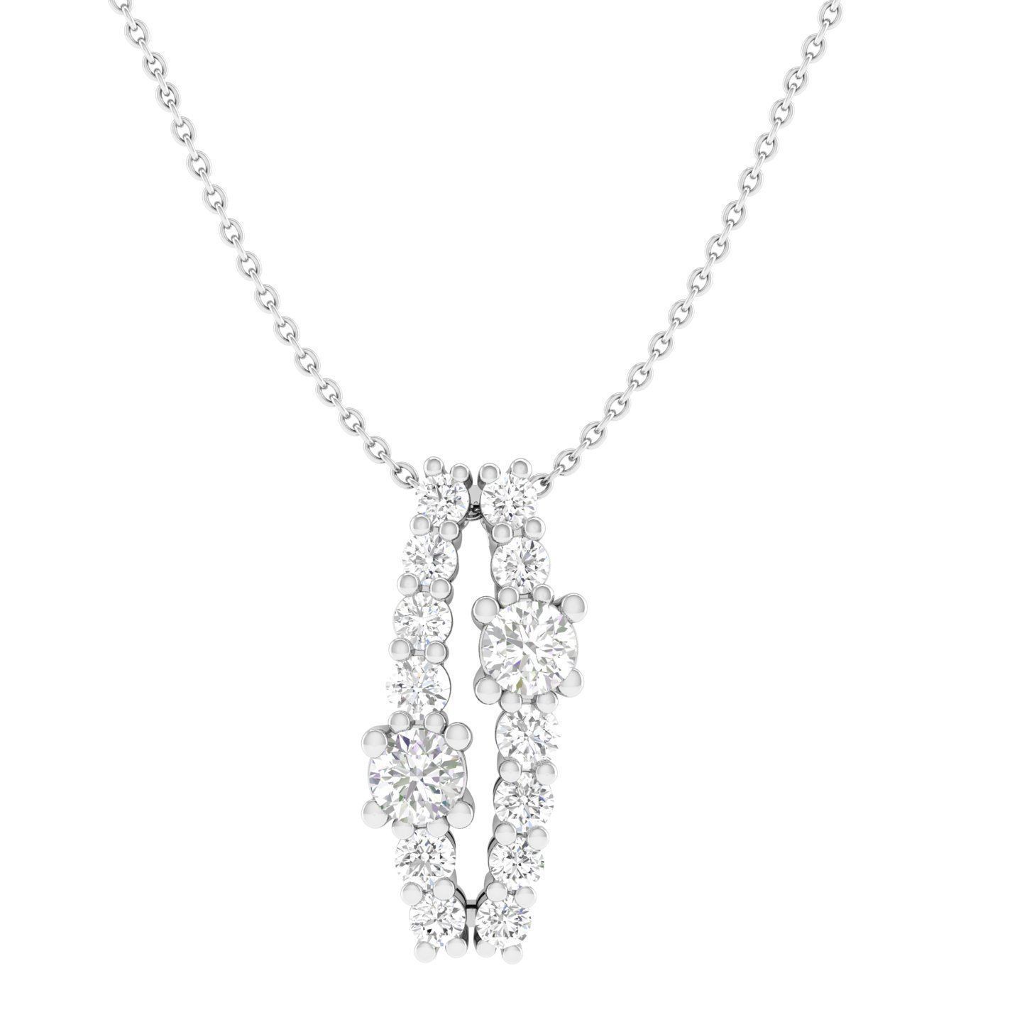 Women pendant 3dm stl render detail 3D print model_3