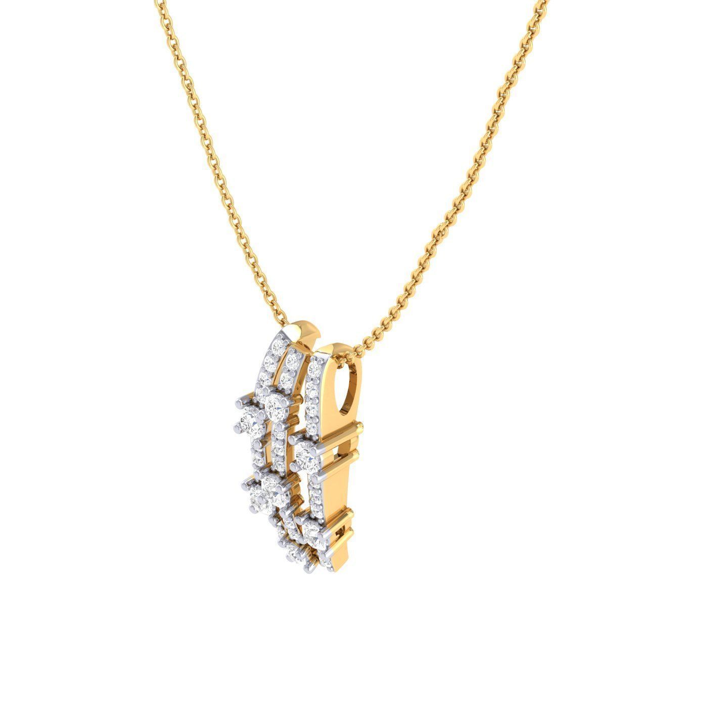 Women pendant 3dm stl render detail 3D print model_8