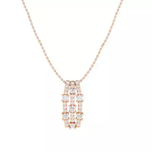 Women pendant 3dm stl render detail