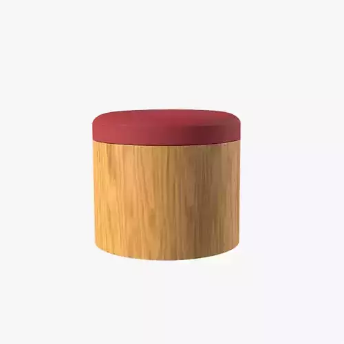 Ana Ottoman garnet red