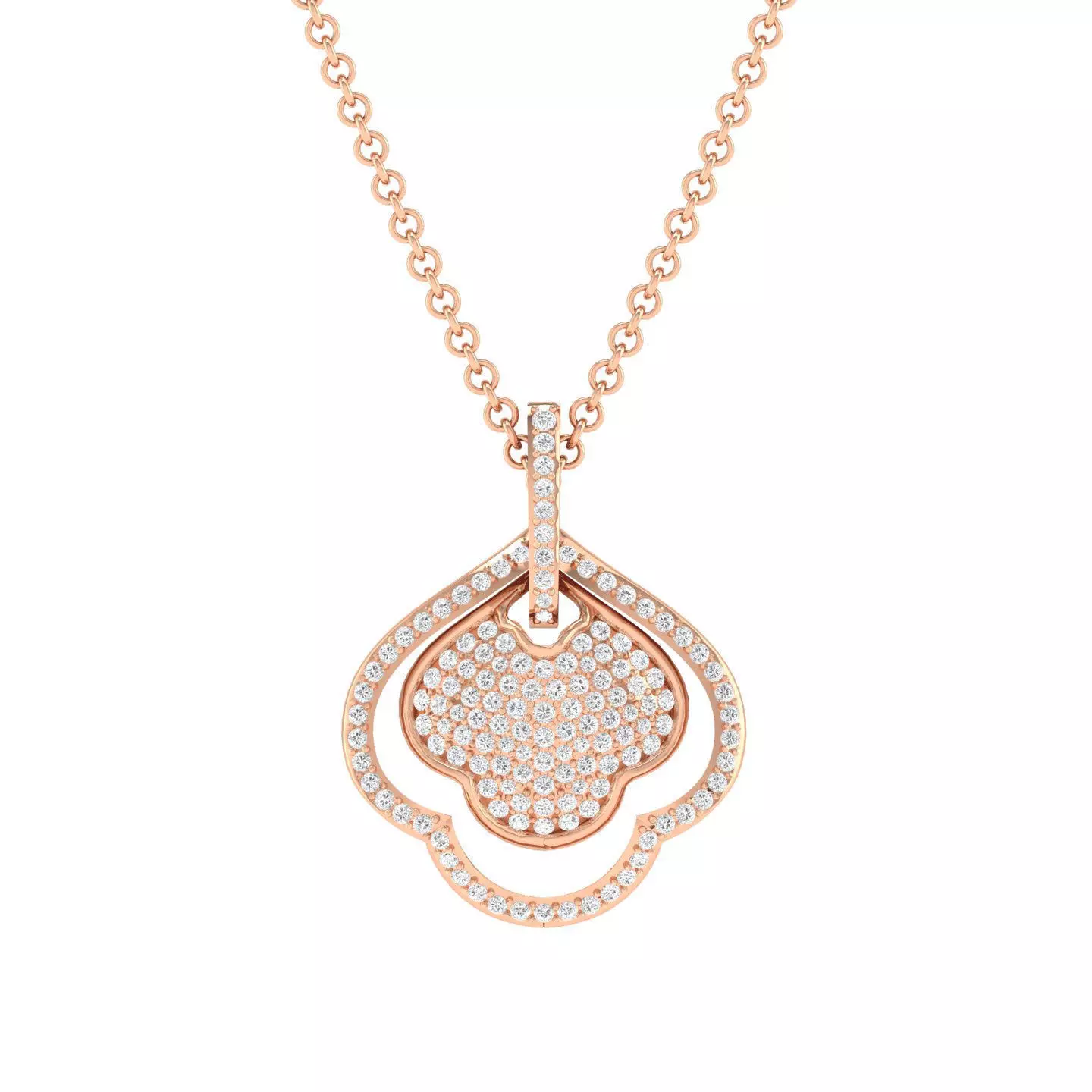 Women pendant 3dm stl render detail 3D print model_0