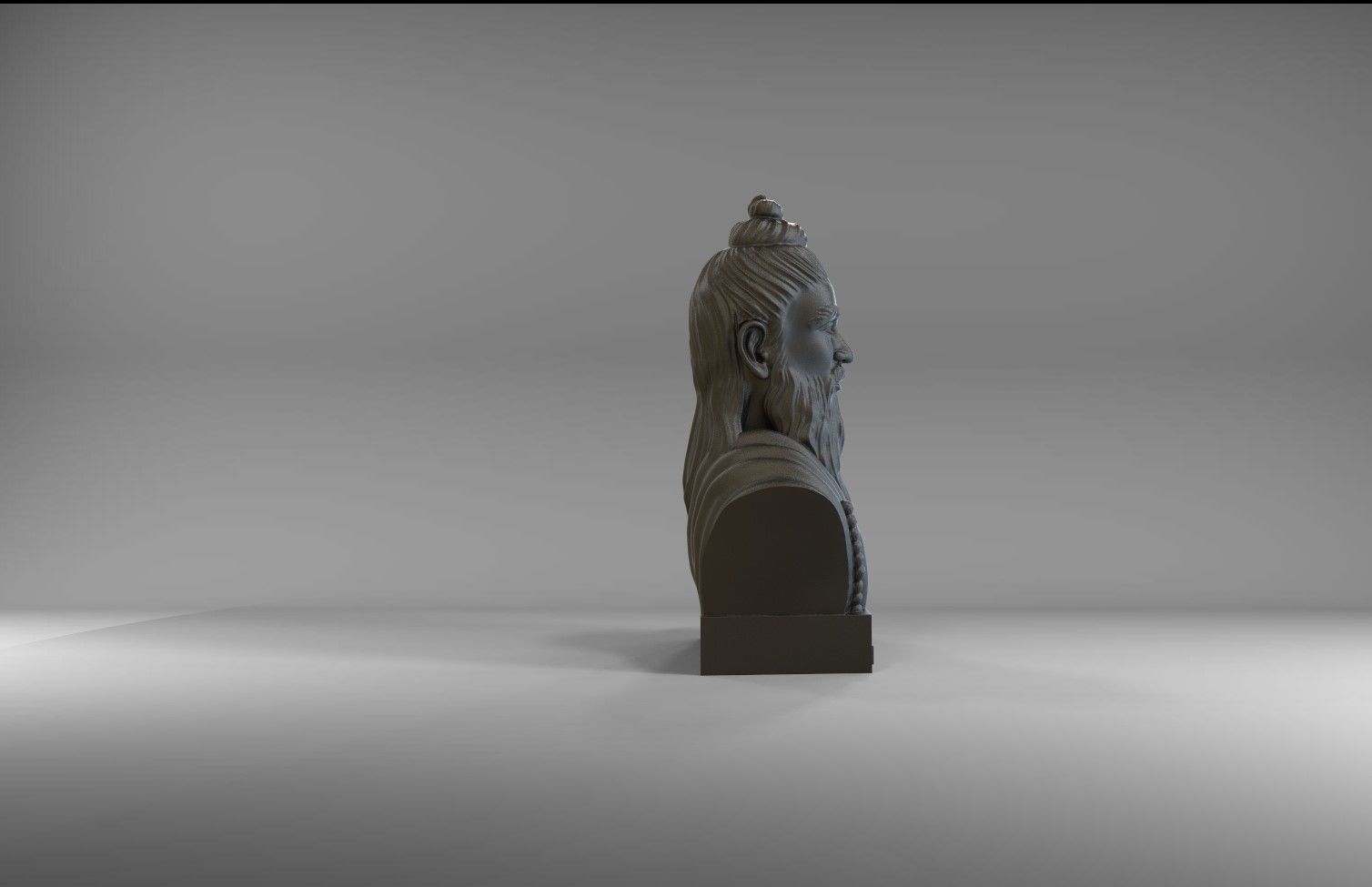 BUST OF MAHARSHI SUSHRUTA 3D model_4