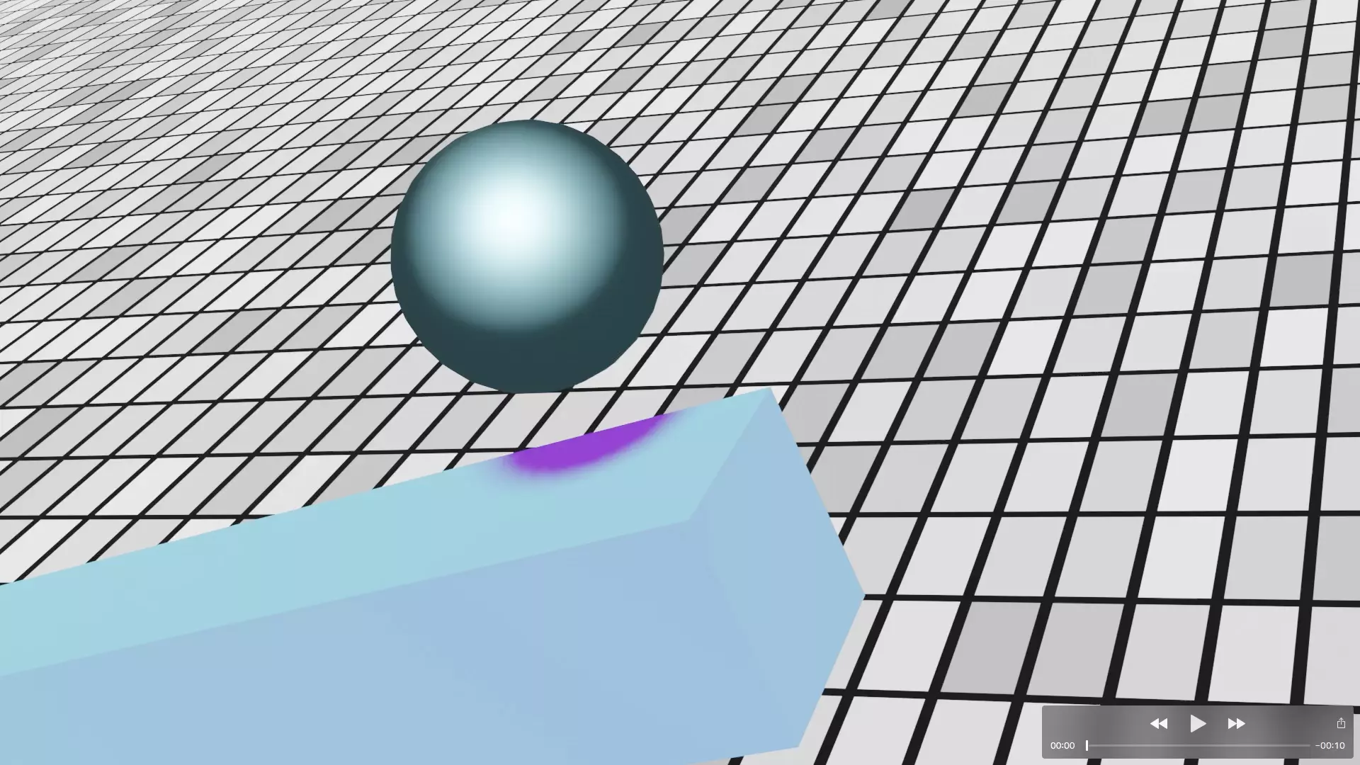 Ball animation with Eevee Free 3D model