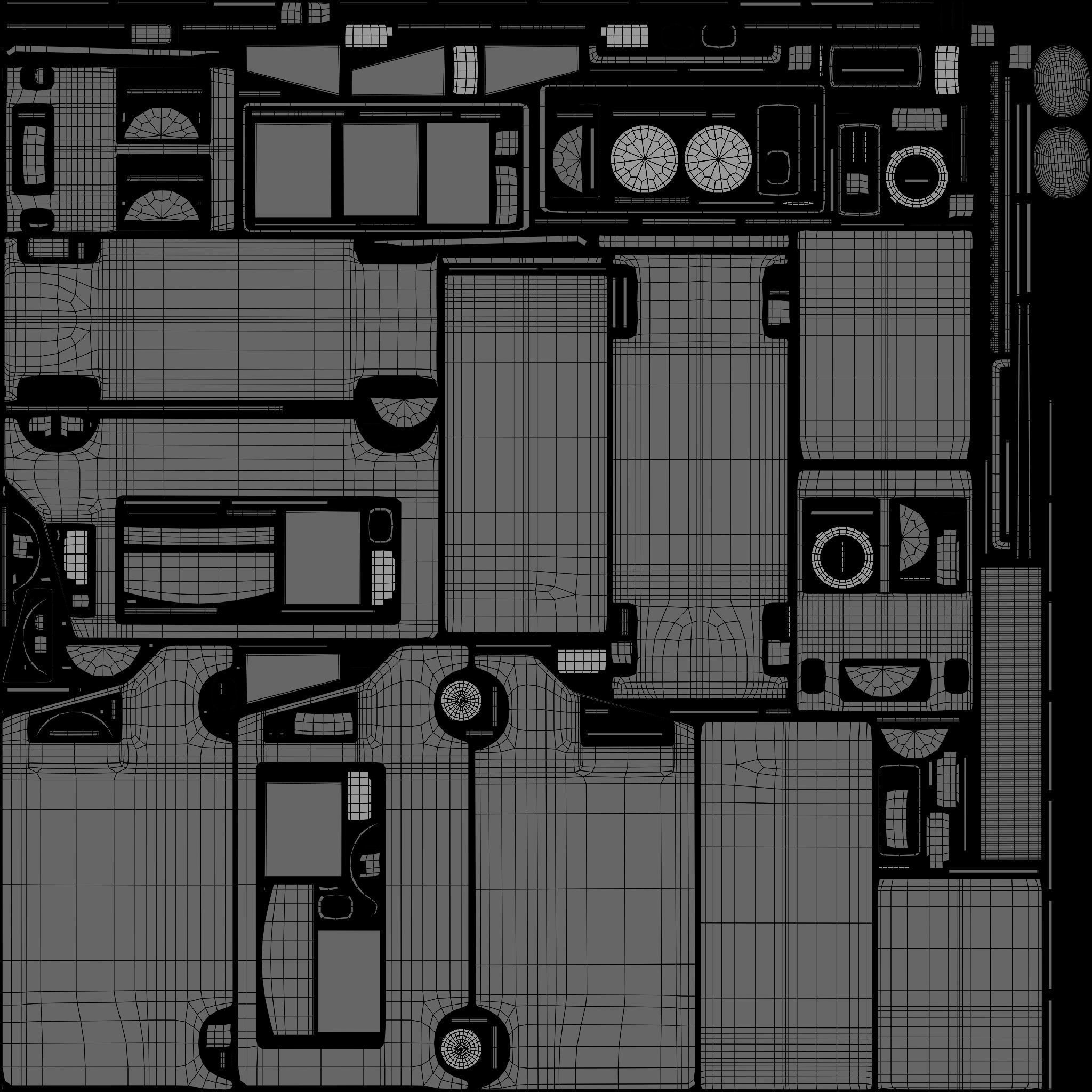 Ice Cream Truck  Low-poly 3D model_6