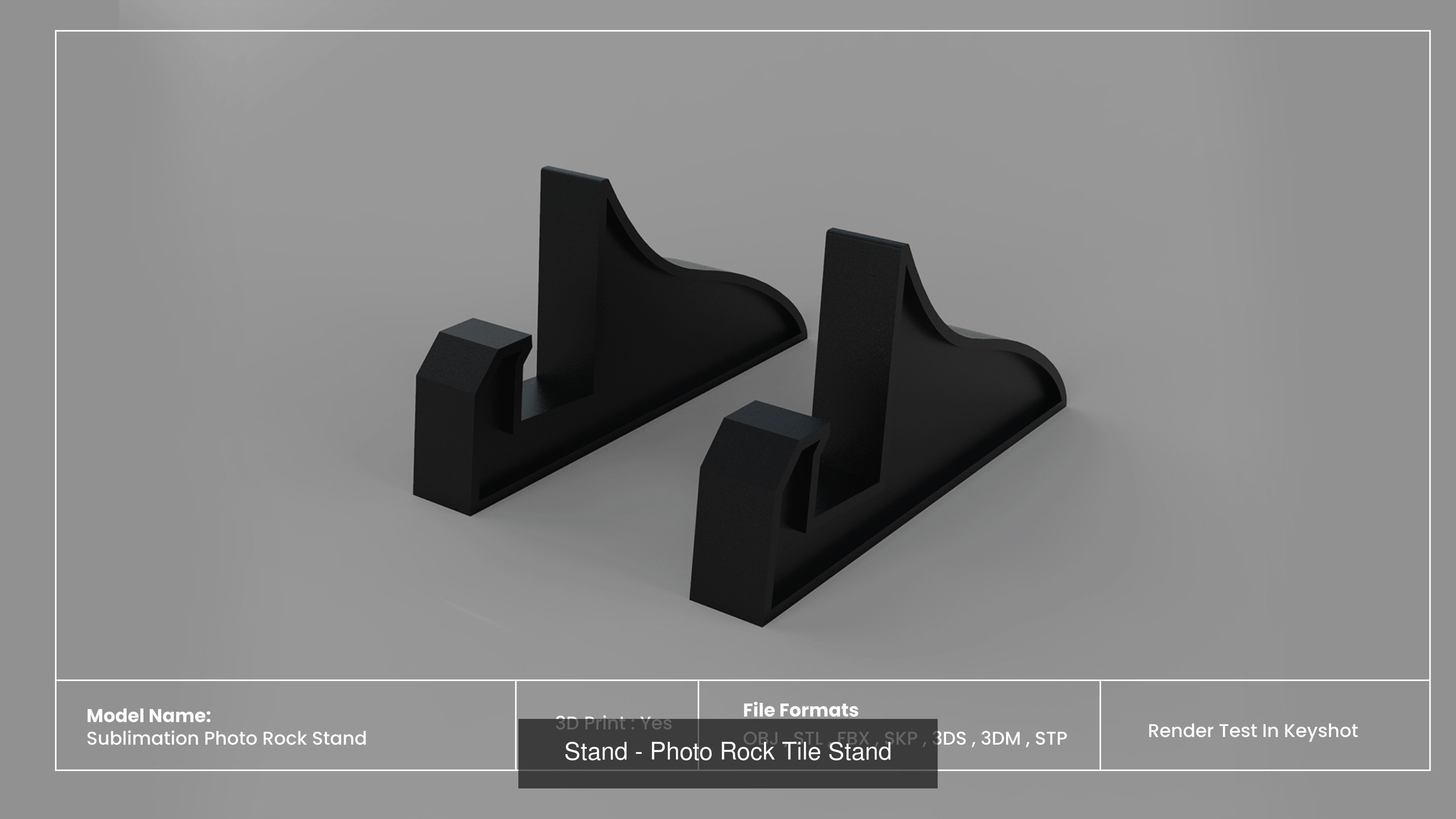 Stand Model Collection for 3D Print _2