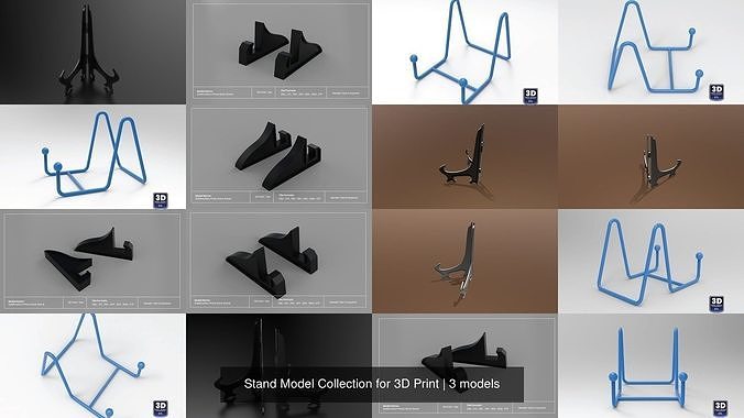 Stand Model Collection for 3D Print 