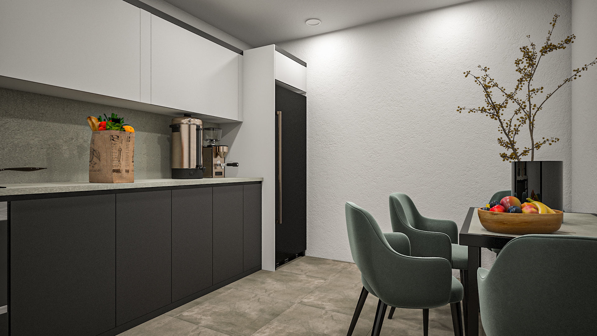 Modern Office Design 3D model_9