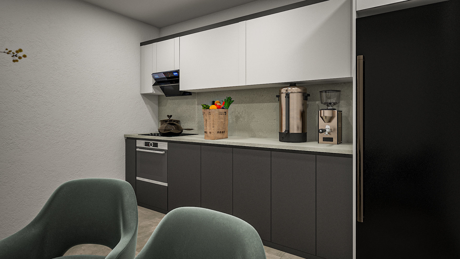 Modern Office Design 3D model_10