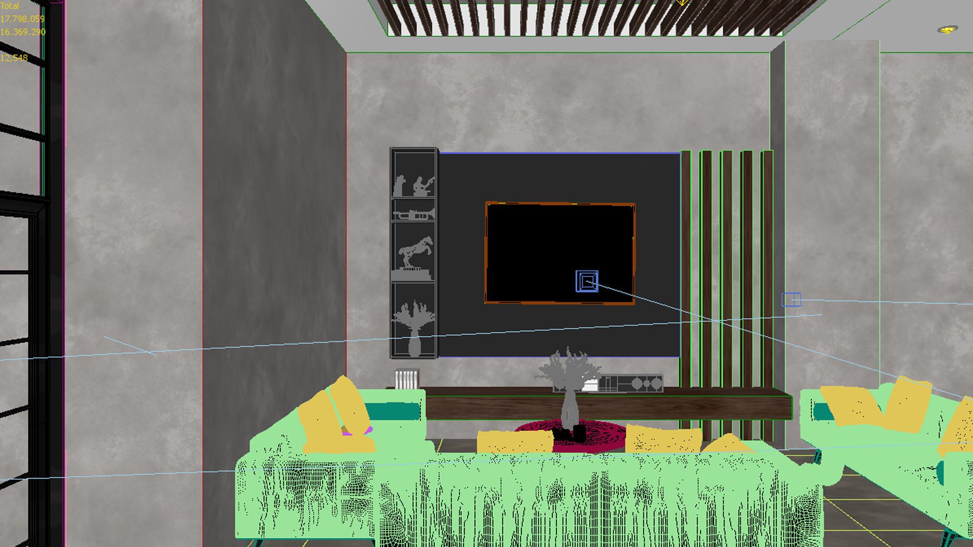 Modern Office Design 3D model_12