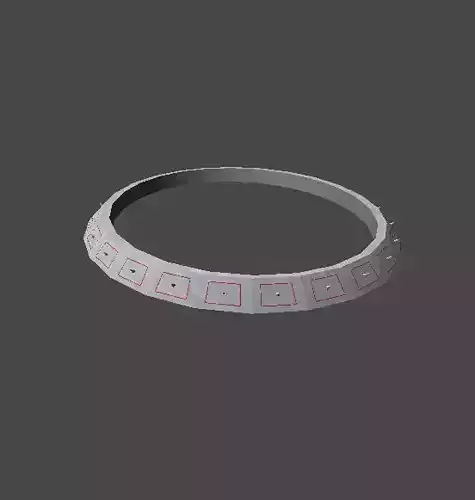 Assassin Bumerang Low-poly 3D model