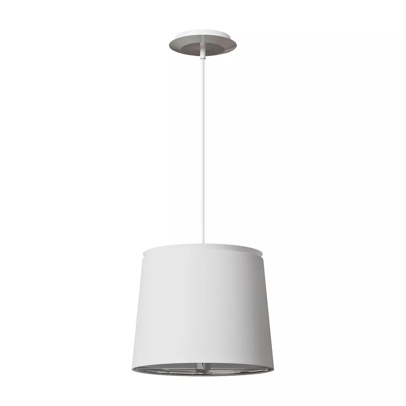 Savoy white chandelier base 3D model