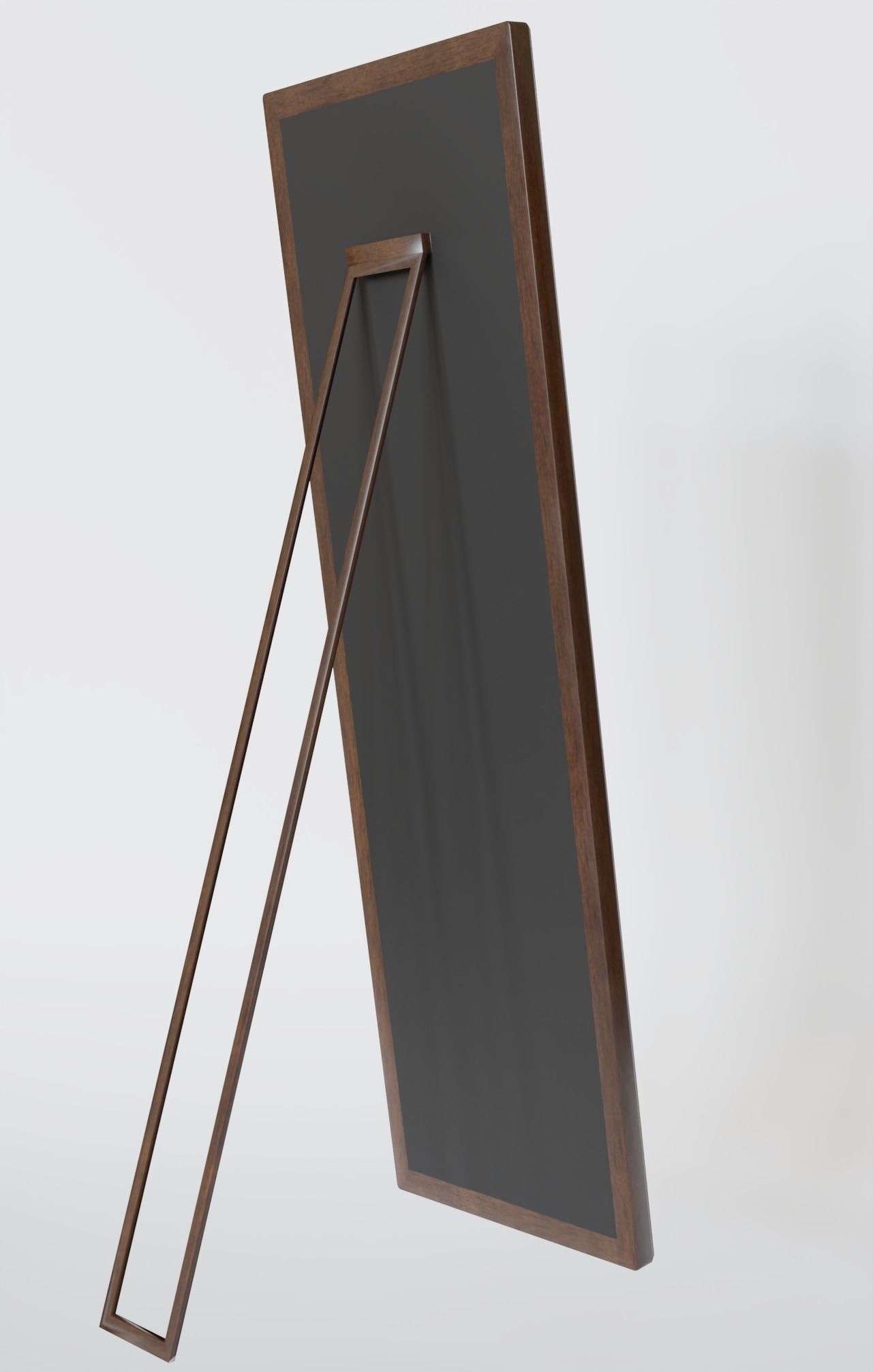 Free Standing Full Length Mirror 3D model_1