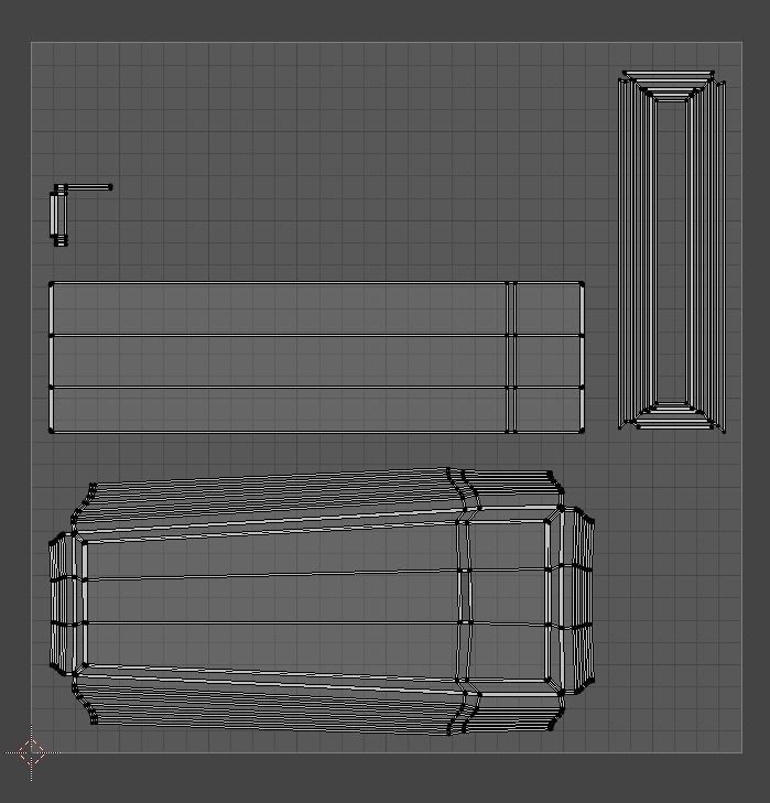 Free Standing Full Length Mirror 3D model_8